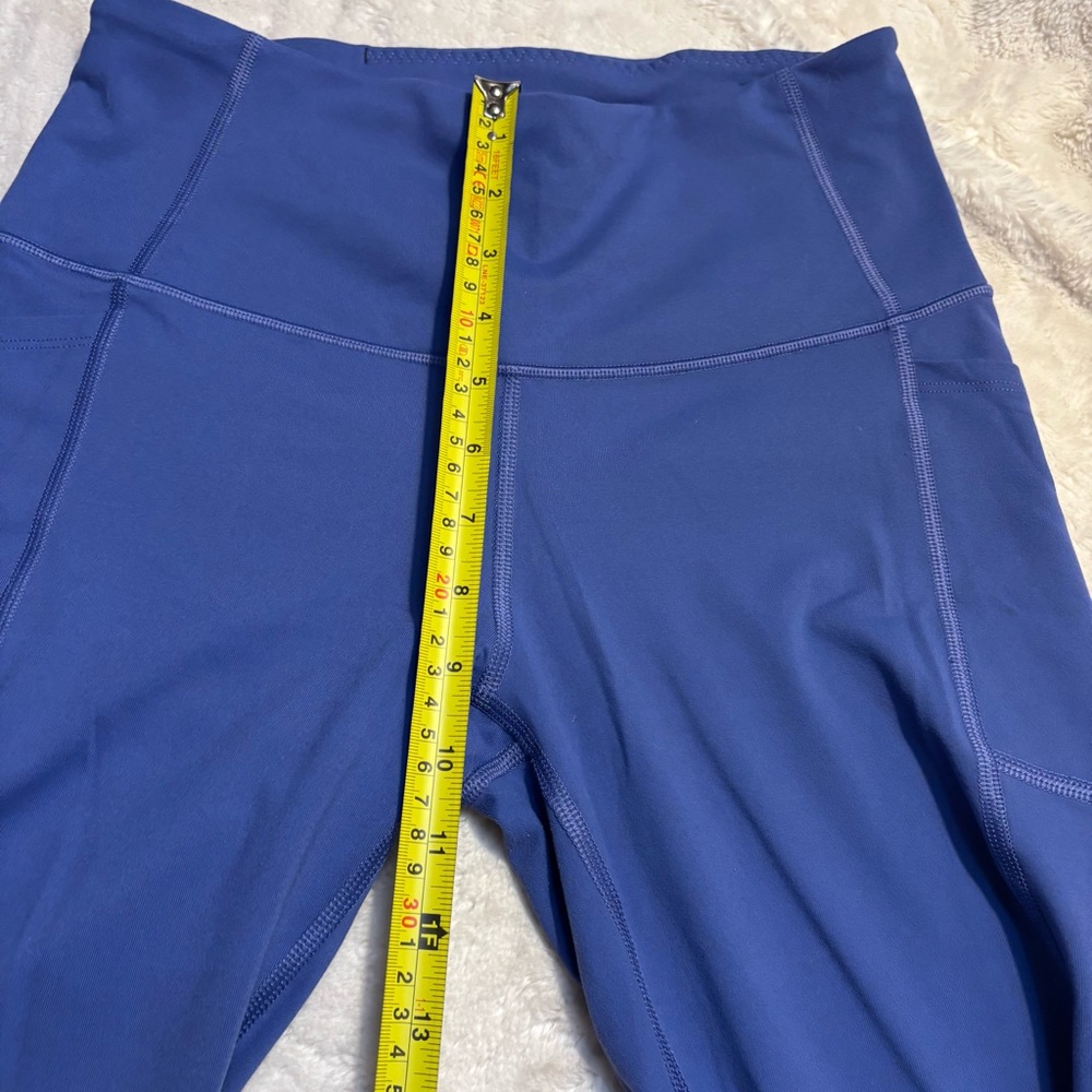 Victoria Sport Leggings Medium Periwinkle Blue Knockout Victoria's Secret 7/8 - Picture 14 of 15